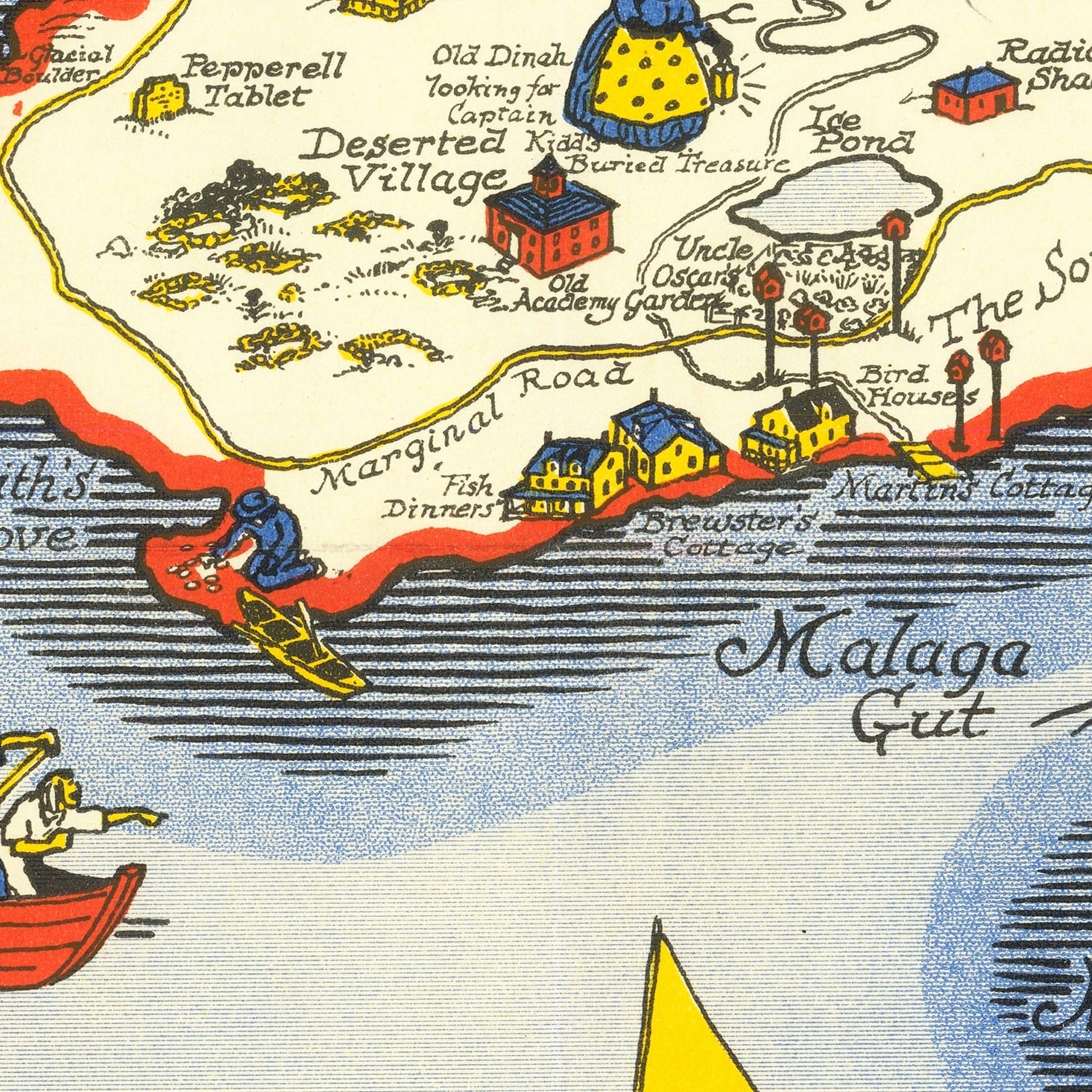 Vintage Isle of Shoals Map 1927