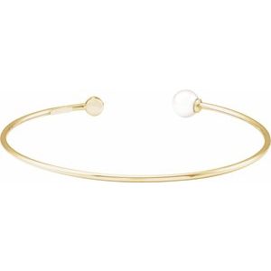Accented Pearl Cuff Bracelet