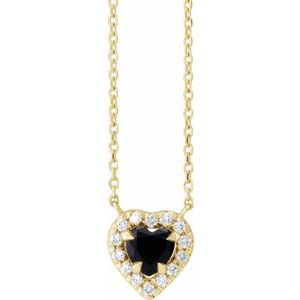 French-Set Solitaire Necklace