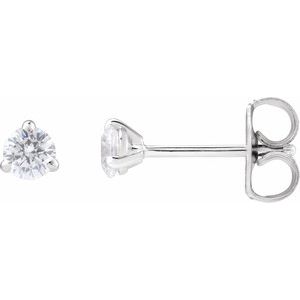 14K Yellow Gold 1/3 CTW Lab-Grown Diamond Cocktail-Style Stud Earrings – image 3
