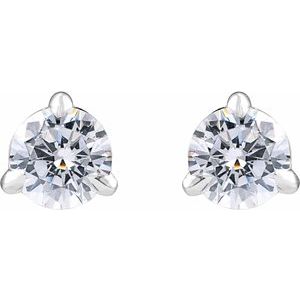 14K White Gold 1/2 CTW Lab-Grown Diamond Cocktail-Style Stud Earrings – image 2