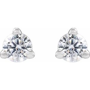 14K White Gold 1/6 CTW Lab-Grown Diamond Stud Earrings