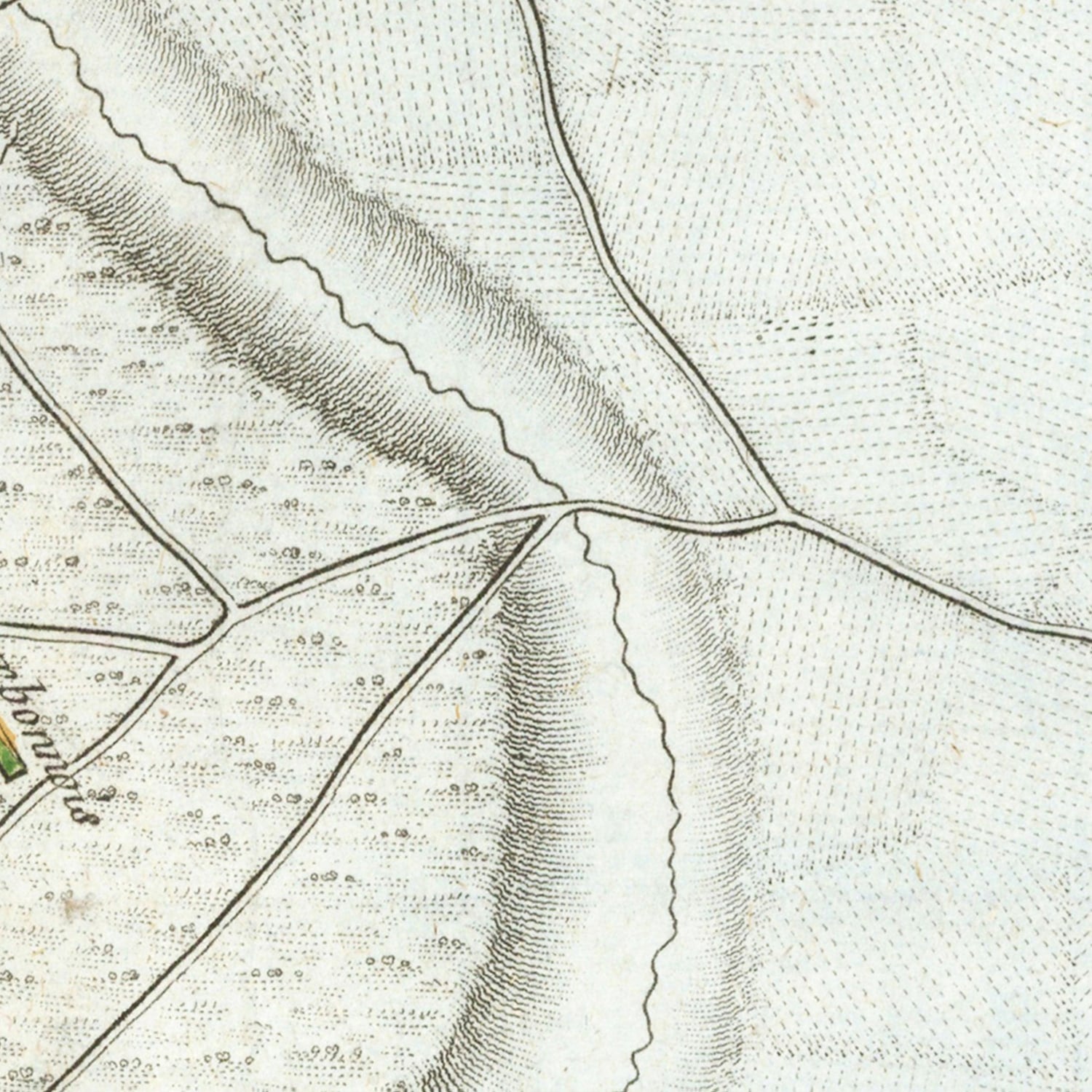 Vintage Battle of Yorktown Map 1787