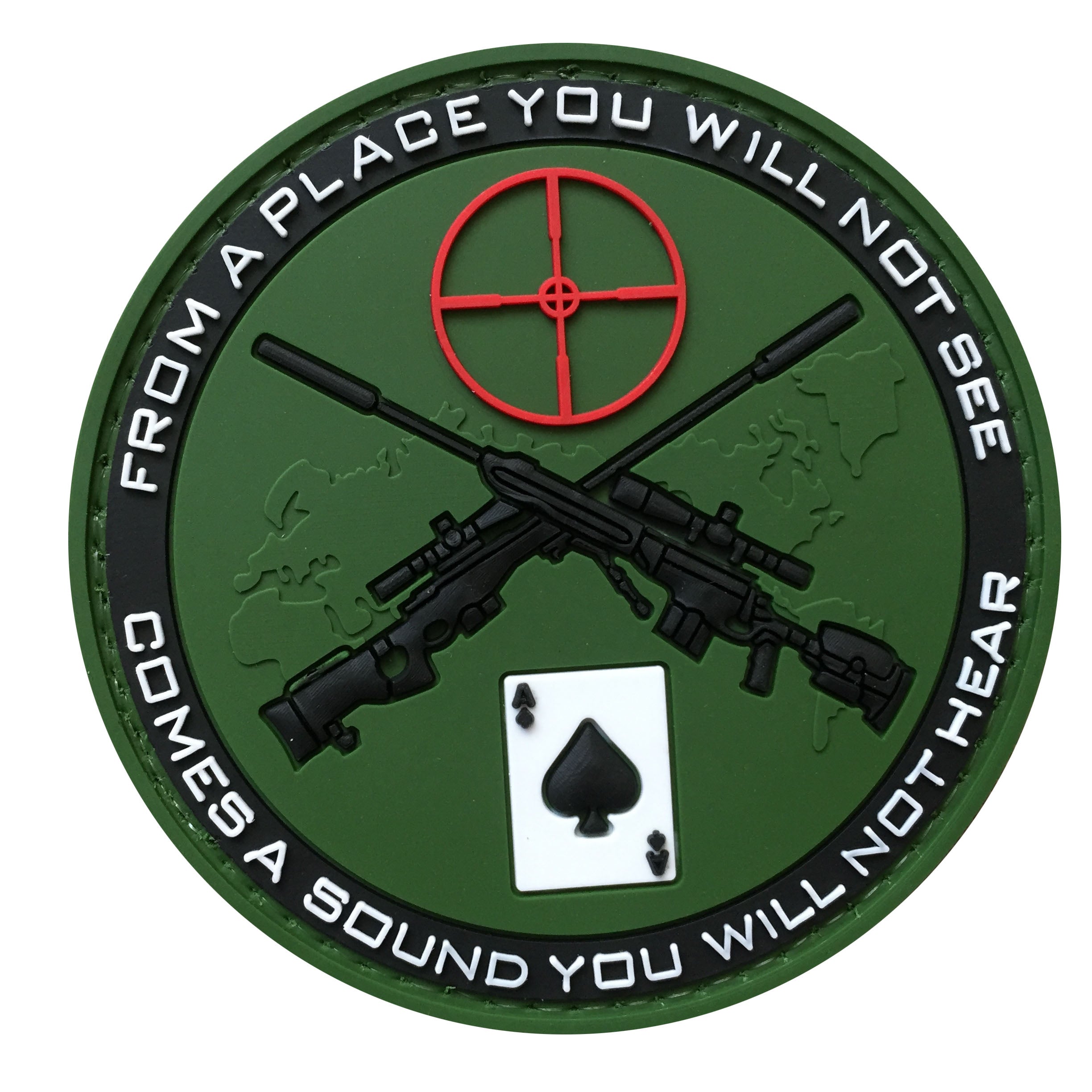 Sniper Poker PVC Patch Forest