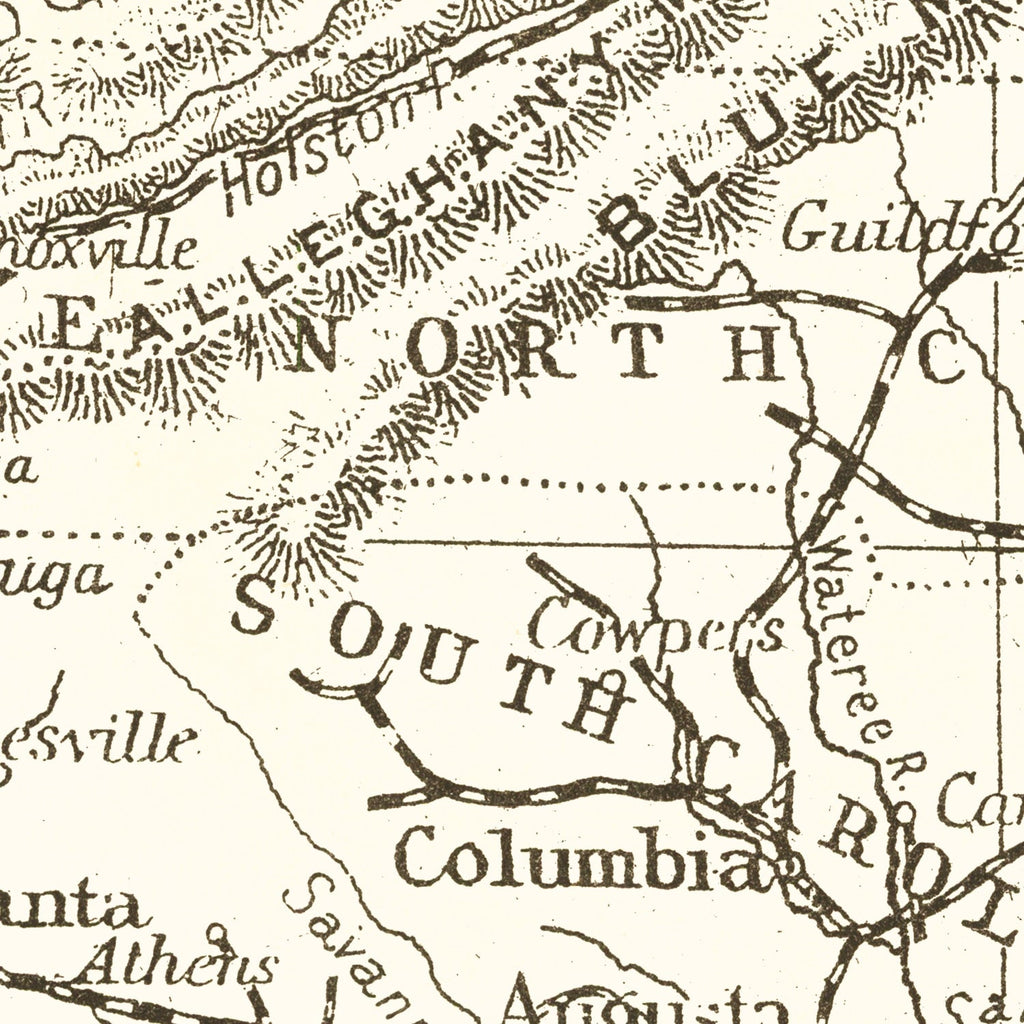 Vintage Inns of Court Rifle Volunteers Map 1890