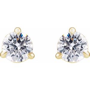 14K Yellow Gold 3/4 CTW Lab-Grown Diamond Cocktail-Style Stud Earrings