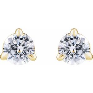14K Yellow Gold 1/2 CTW Lab-Grown Diamond Cocktail-Style Stud Earrings