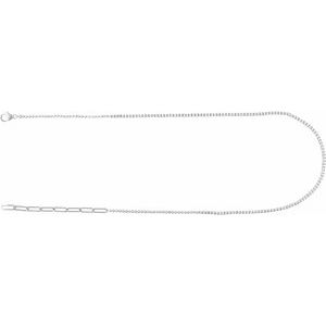 14K White 3 1/5 CTW Natural Diamond Adjustable 15-18" Necklace