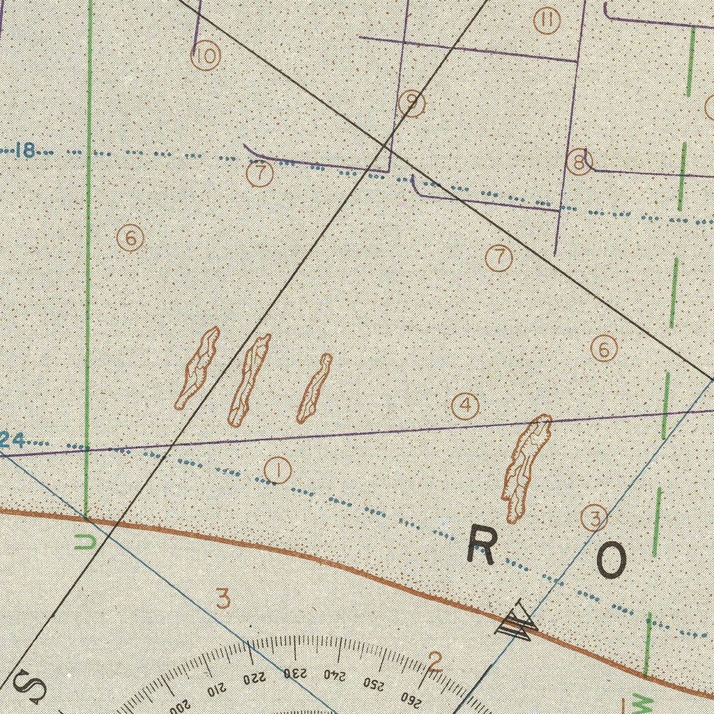 Vintage Utah Beach D-Day Map 1944
