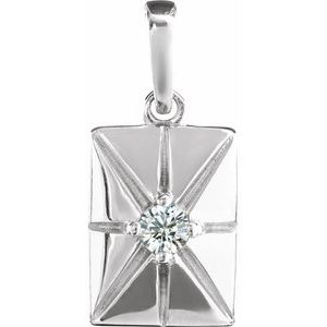 Accented Necklace or Charm/Pendant