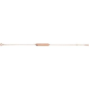14K Rose Gold Natural Blue Sapphire Geometric 7-8" Bracelet – image 2