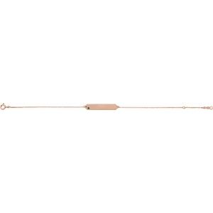 14K Rose Gold Lab-Grown Alexandrite  Geometric 7-8" Bracelet – image 2