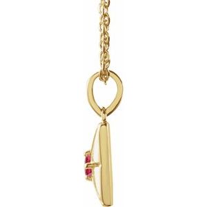 Accented Necklace or Charm/Pendant