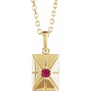 Accented Necklace or Charm/Pendant