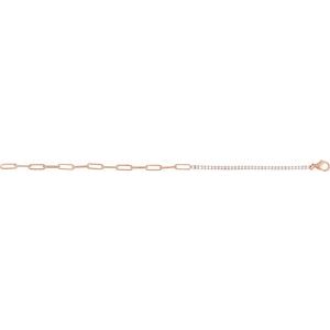 14K Rose Gold 1 CTW Lab-Grown Diamond Line 7 1/2" Bracelet – image 2