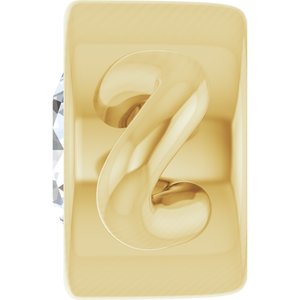 14K Yellow Gold .06 CT Natural Diamond Bezel-Set Link