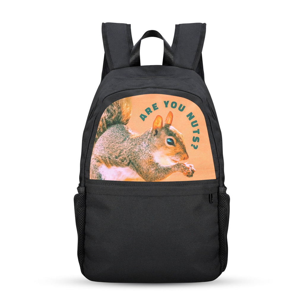 Are you nuts? Casual Backpack | Upper Part Printing