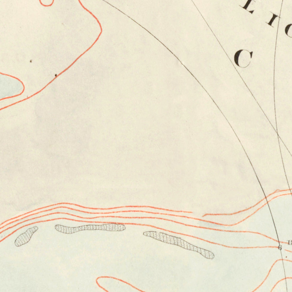 Vintage Charleston Harbor Map 1861