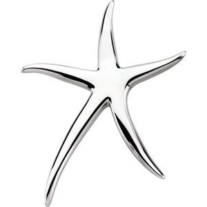 Sterling Silver Starfish Brooch/Pendant