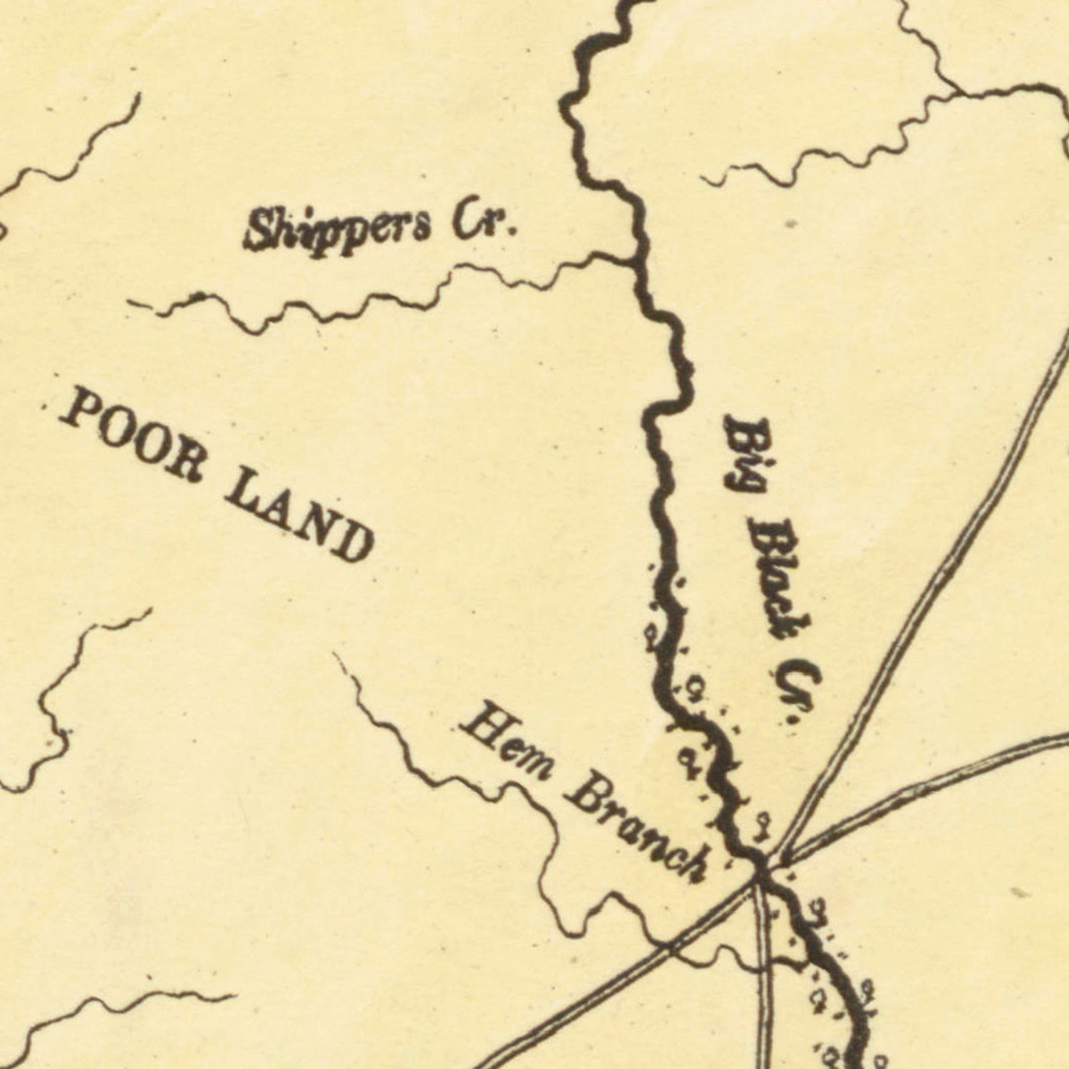 Vintage Map of Chesterfield County, South Carolina 1873