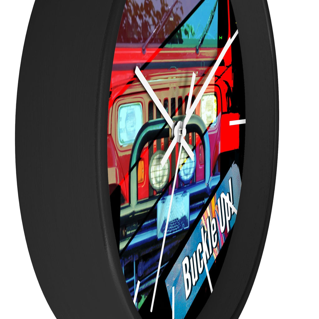 Buckle Up!  Four Wheel Drive Wall Clock