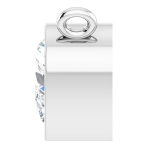 Platinum 5 mm Heart 1/2 CT Lab-Grown Diamond Necklace Center