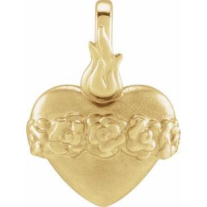 Immaculate Heart Of Mary Pendant