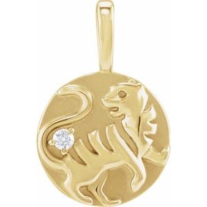 Accented Chinese Zodiac Pendant