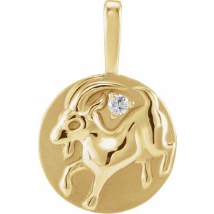 Accented Chinese Zodiac Pendant