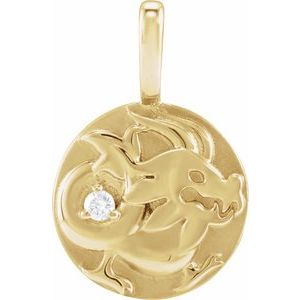 Accented Chinese Zodiac Pendant