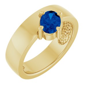 Asymmetric Solitaire Ring