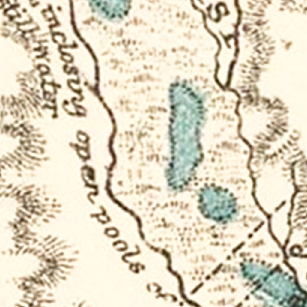 Vintage Lake Tanganika Map 1878