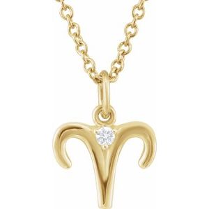 Accented Zodiac Necklace