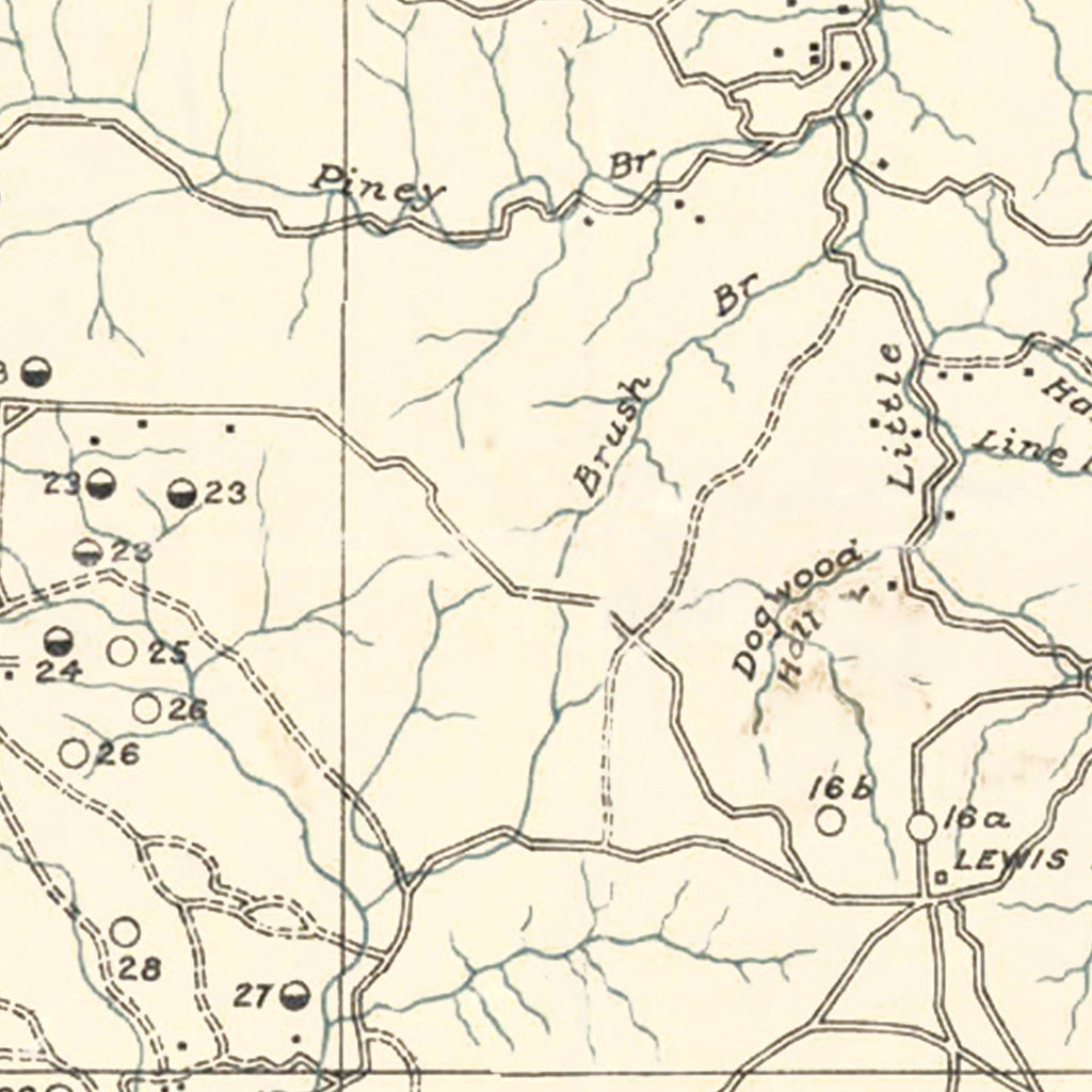 Vintage Lewis County, TN Iron Ore Mines 1915