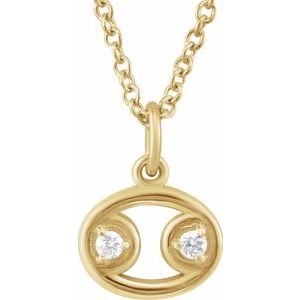 Accented Zodiac Necklace