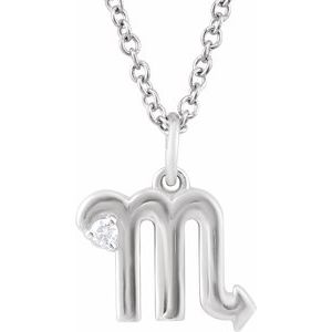 Accented Zodiac Necklace