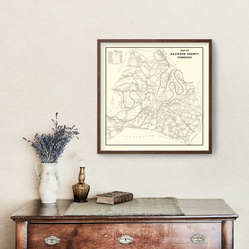 Vintage Cherokee National Forest Map 1939