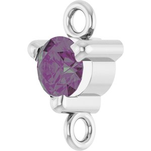 Platinum Lab-Grown Alexandrite Petite Pav���� Link
