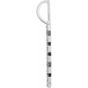 Sterling Silver 1/10 CTW Natural Diamond Mama Charm/Pendant – image 2