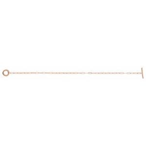 14K Rose Gold 1/10 CTW Natural Diamond Toggle 7" Bracelet – image 3