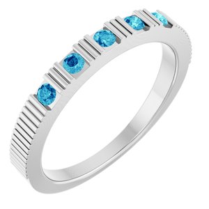 Birthstone Stackable Ring