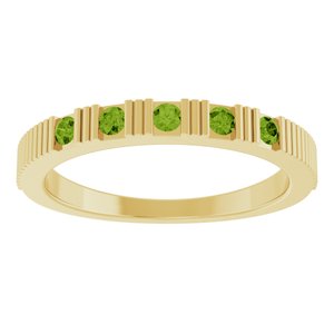 Birthstone Stackable Ring