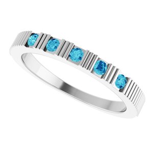 Birthstone Stackable Ring