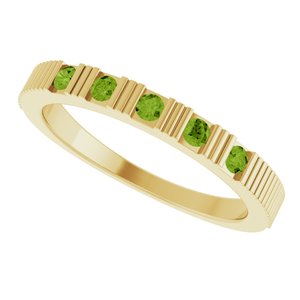Birthstone Stackable Ring