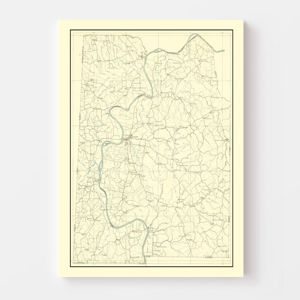 Vintage Map of Franklin County, Missouri 1904