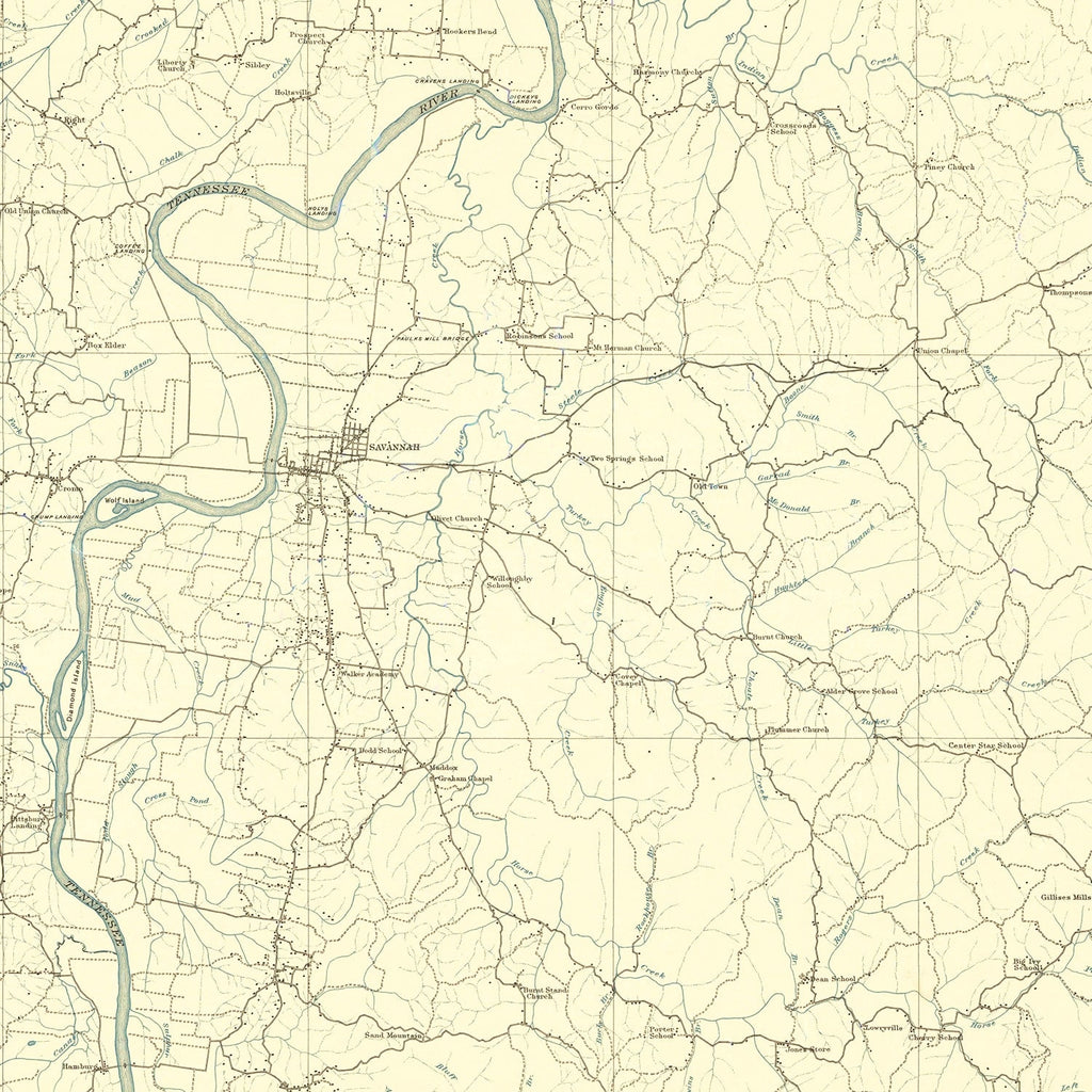 Vintage Map of Franklin County, Missouri 1904