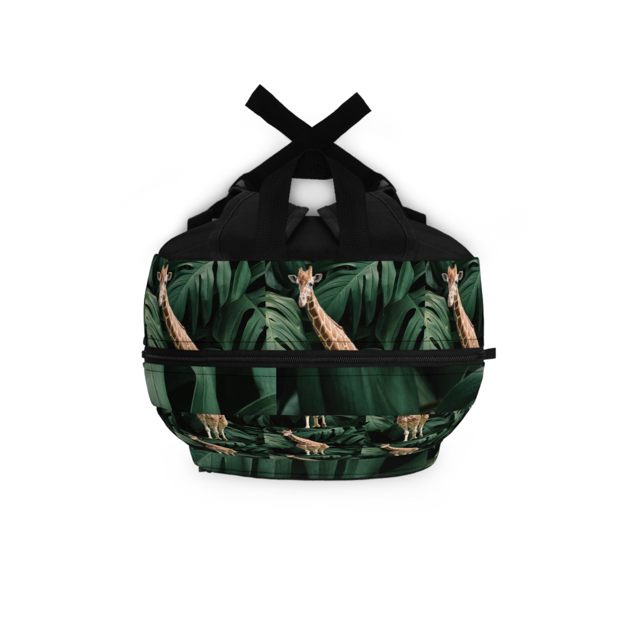 Tall Giraffe with Greenery Backpack