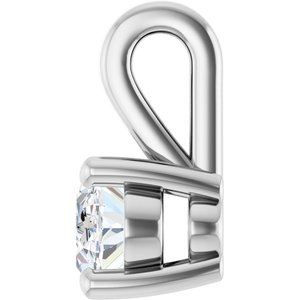 Sterling Silver 6x4 mm Oval Charm/Pendant Mounting – image 5