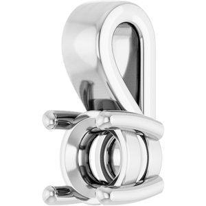 Platinum 4.4 mm Round Charm/Pendant Mounting – image 4