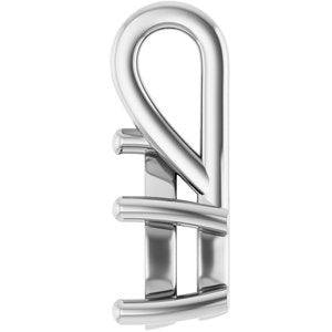 18K White Gold 9x6 mm Pear Charm/Pendant Mounting – image 6